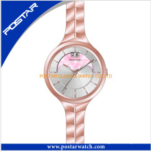 Hot Sale Factory Quartz Watch avec cadran Mop